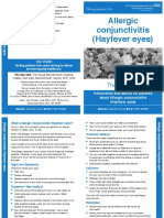 Allergic Conjunctivitis (Hayfever Eyes) : The Eye Unit