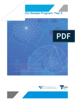 Mathematics Sample Program: Year 3