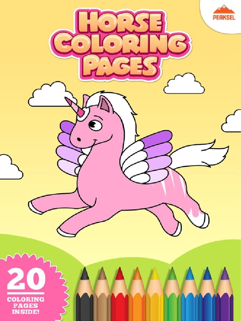 Horse Coloring Pages PDF | PDF