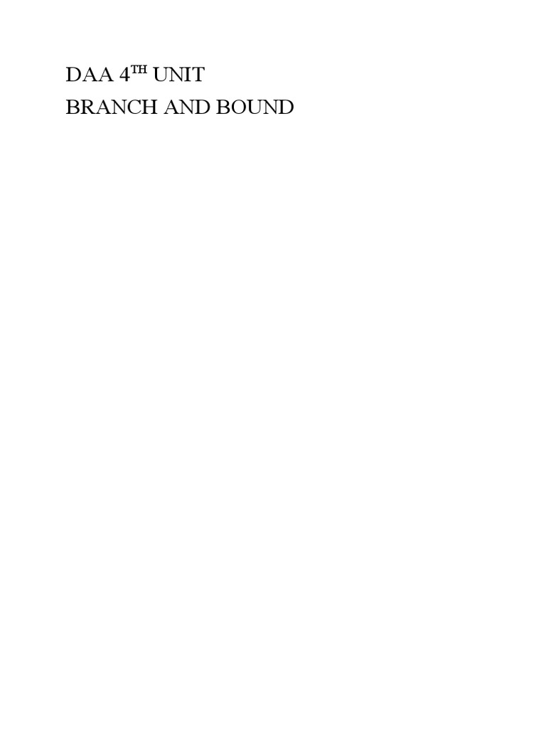 Daa 4TH Unit 3-2 | PDF