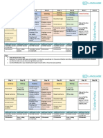 3 Week Study Schedule