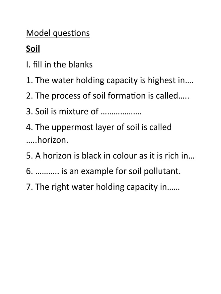 Soil and Water: Key Concepts Explained | PDF | Soil | Resource Depletion