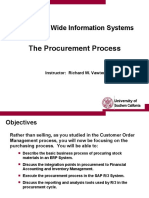 The Procurement Process: Enterprise Wide Information Systems