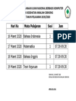 Jadwal Pelaksanaan Ujian Nasional Berbasis Komputer