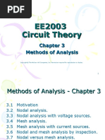 Electric Circuits Methods of Analysis