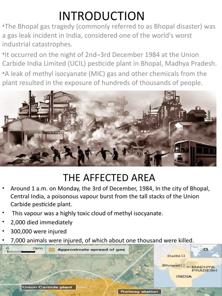The 1984 Bhopal Gas Tragedy: An Analysis of the Catastrophic Industrial ...
