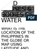 Landmasses and Bodies of Water
