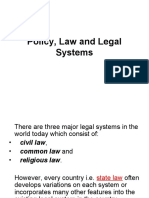 Class 2 Legal Systems of The World