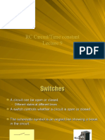 Time Constant (RC Constant)