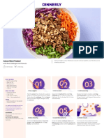 Asian Beef Salad With Red Cabbage and Peanuts PDF