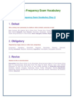 BCB High Frequency Exam Vocabulary by Hemal Jamiul Hasan