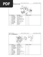 Lifan 150cc Parts List