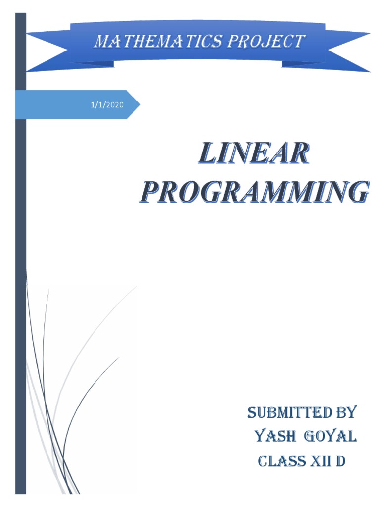 Math Front Page PDF | PDF