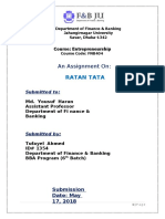 An Assignment On:: Ratan Tata