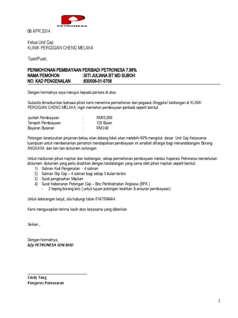 Petronesa Surat Kinik Cheng Pdf