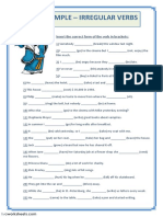 PAST SIMPLE Irregular Verbs PDF