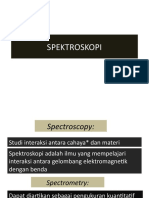 Pendahuluan Spektroskopi