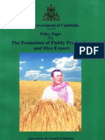 37014758 Policy Paper on the Promotion of Paddy Production and Rice Export EnG