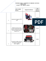 Materiales y Equipos Mantenimiento para El Laboratorio de Energías Renovables.