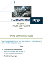 Fluid Machinery: Pumps and Pumping