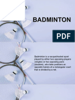 Badminton English Majors