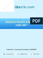 Eduncle's Results & Benefits: Csir-Net