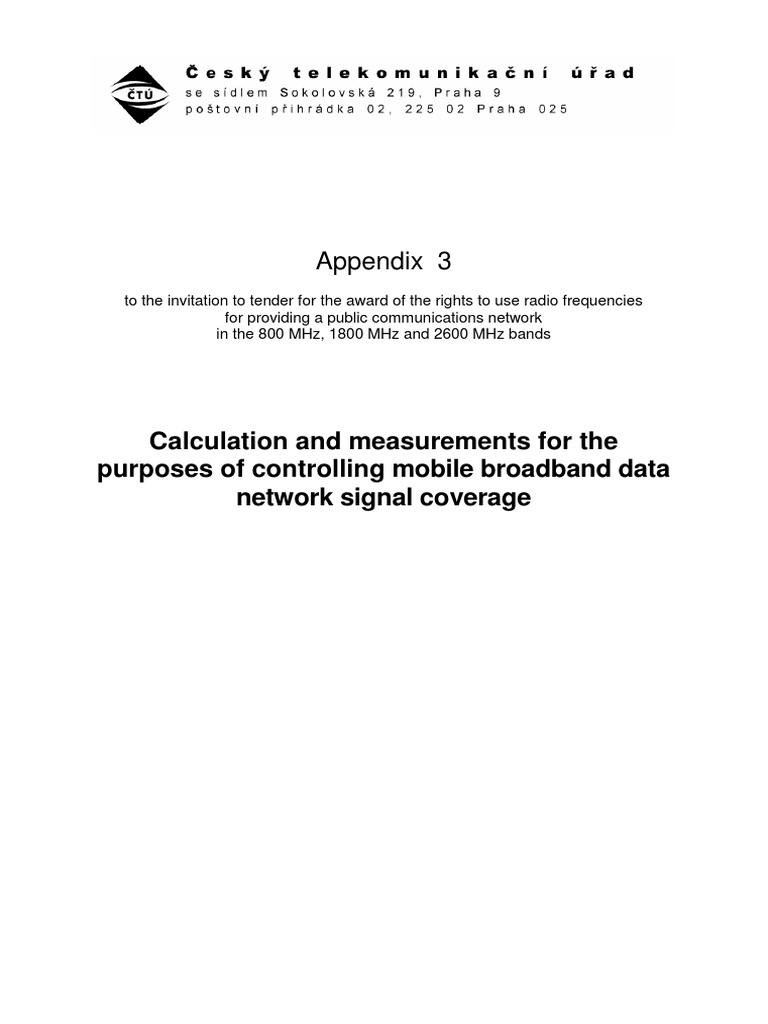 Mobile Network Coverage Calculation Guide | PDF | Antenna (Radio) | Decibel