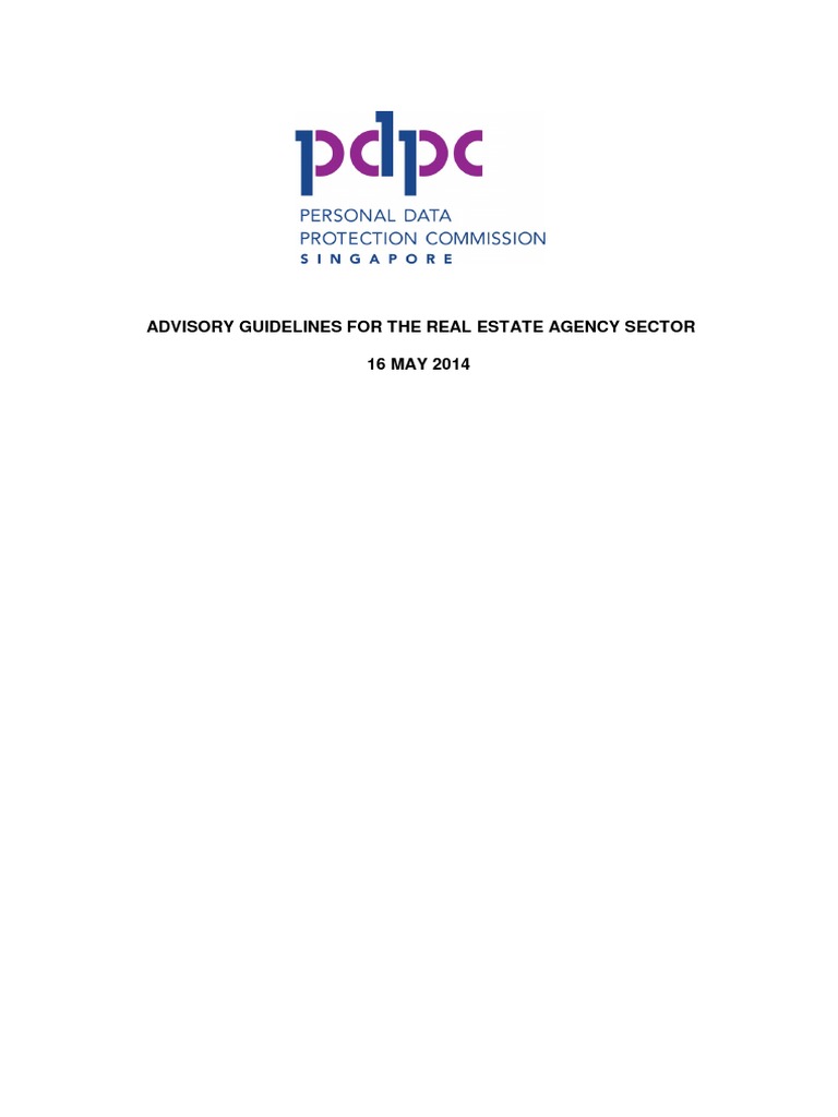 Advisory Guidelines For The Real Estate Agency Sector 16 MAY 2014 PDF