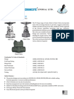 Forged Steel Gate, Globe & Check Valve