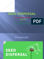 Seed Dispersal: Name - Mohanish Bishnoi