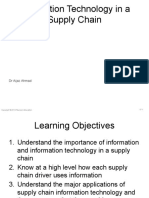 Information Technology in A Supply Chain: DR Aijaz Ahmad