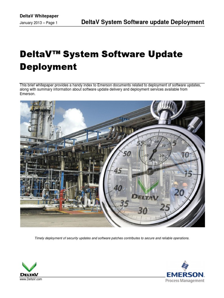 WP DeltaV Software Update Deployment PDF | PDF | Antivirus Software ...