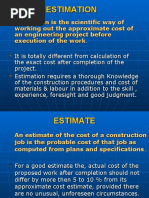 Appendix A - Description of The Classes of Estimates Used by PSPC For ...