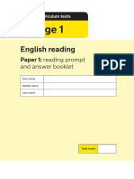 English Reading: Key Stage 1