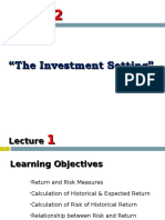 Chap. 2 Investment Settings Lecture 1