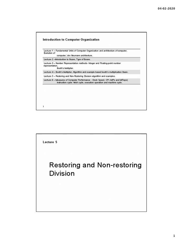 Computer Organization and Performance Metrics | PDF | Central ...