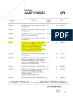 Service Bulletin Index CF6: Middle River Aircraft Systems