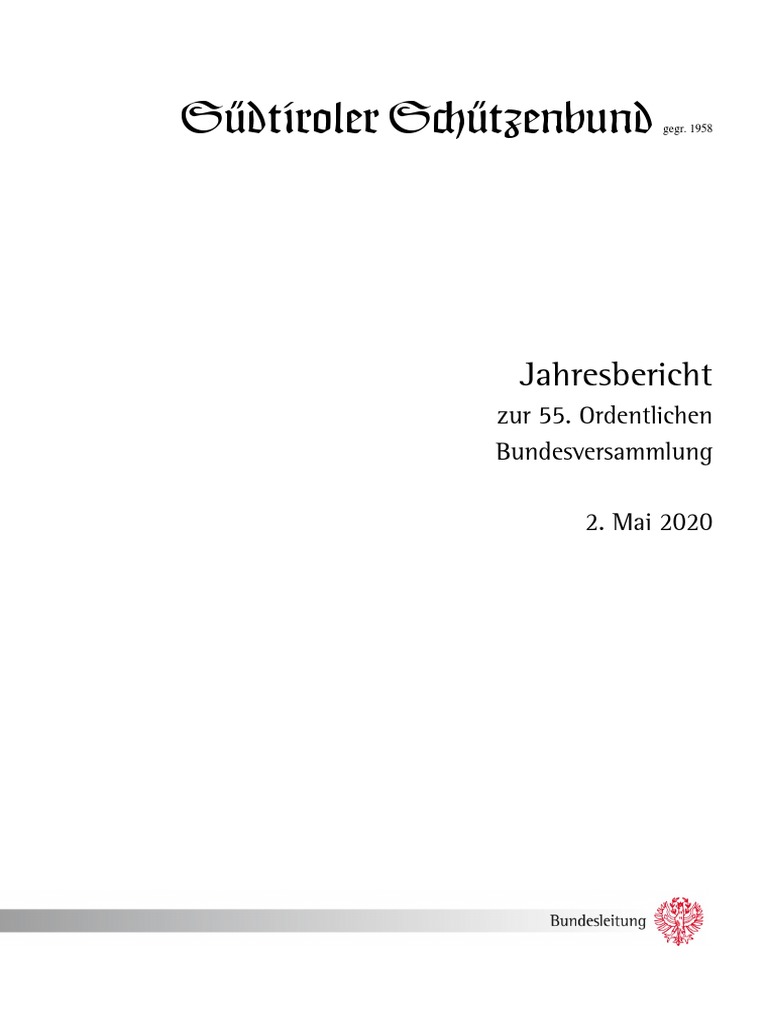 jahresbericht des sudtiroler schutzenbundes 2020 pdf