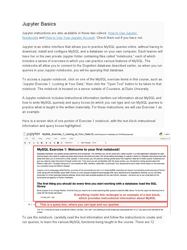 Jupyter Basics: How To Use Jupyter Notebooks How To Use Your Jupyter ...