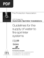 Si - Guidelines For The Supply of Water To Fire Sprinkler Systems 09-2004 PDF