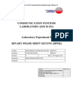 Communication Systems Laboratory (Eecb 351) : Department of Electronics and Communication Engineering College of