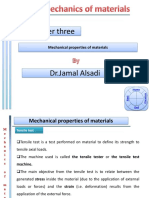 Chapter Three: Mechanical Properties of Materials