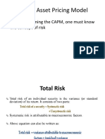 Capital Asset Pricing Model