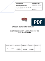 Ballasting Calculation For The Transportation of PLEMs