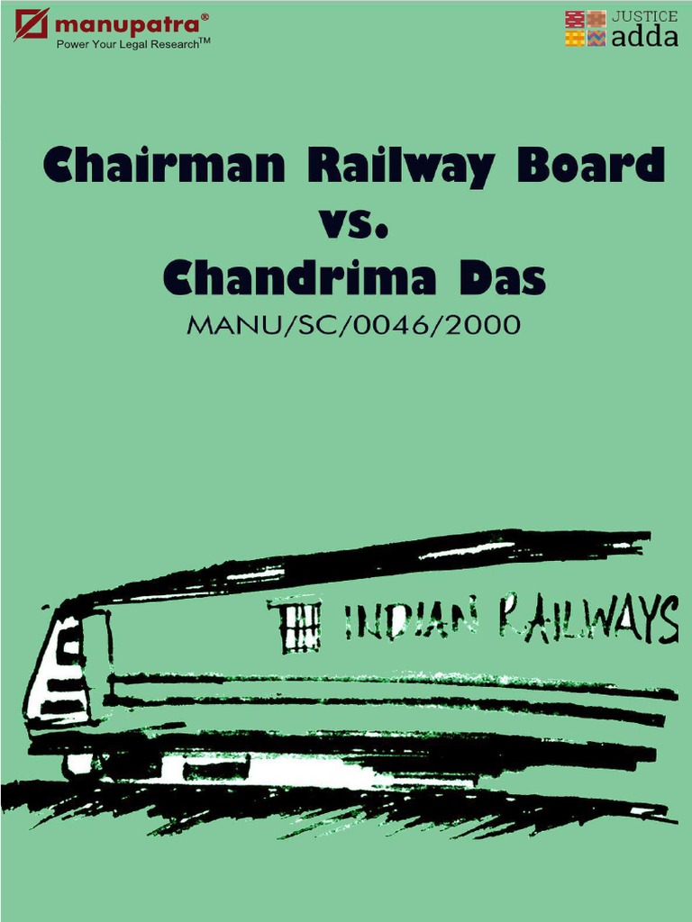 Chairman Railway Board PDF