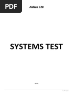 Airbus 320 SYSTEMS TEST  2 LBT 3