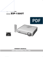 EIP-1500T Owners Manual