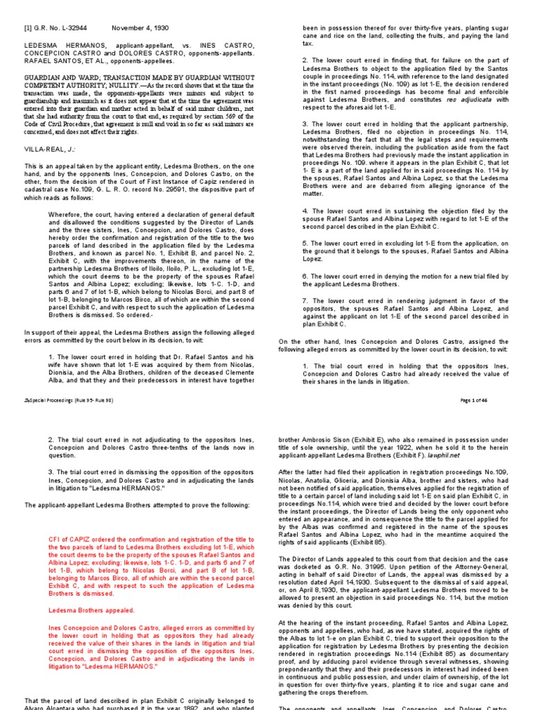 Special Proceedings Rule 95 Rule 98 | PDF | Legal Guardian | Lease