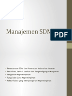Pertemuan I (Mendeskripsikan Manajemen SDM