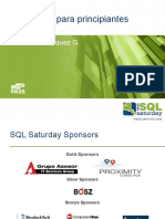SQL Azure para Principiantes SQL Saturday